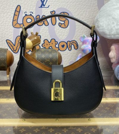 Replica Louis Vuitton Low Key Shoulder Black - high-quality designer bag clone