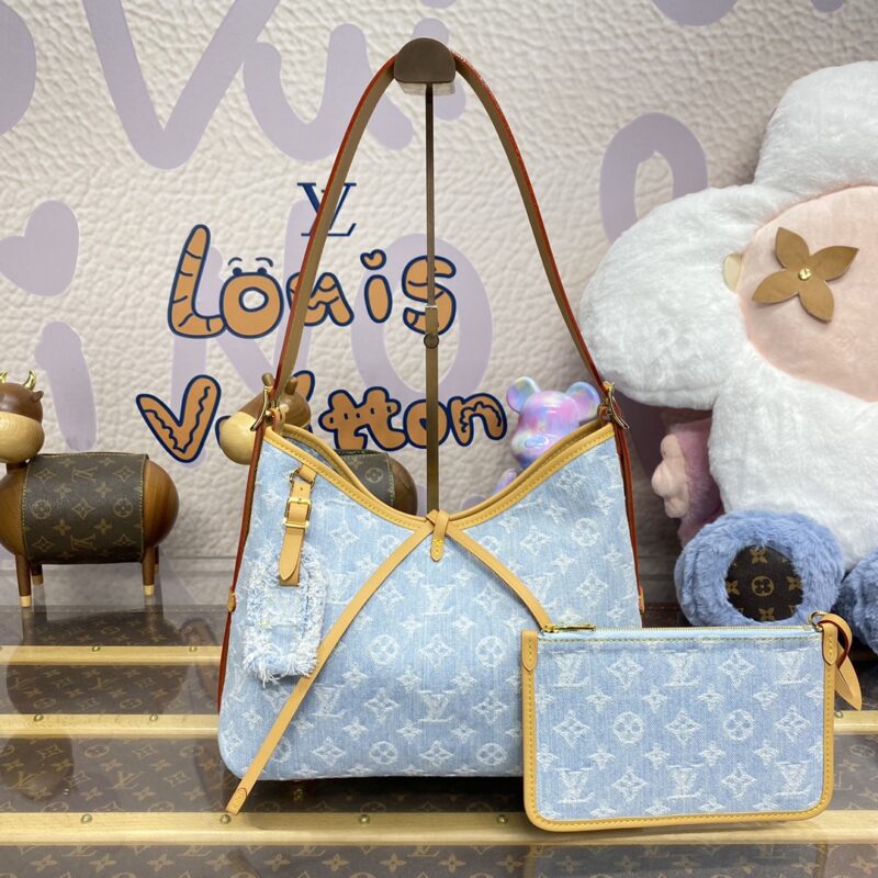 Replica Louis Vuitton Carry All PM Light Denim - top-rated replica designer bag