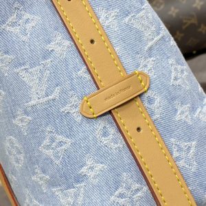 Replica Louis Vuitton Carry All PM Light Denim - near-authentic luxury replica handbag