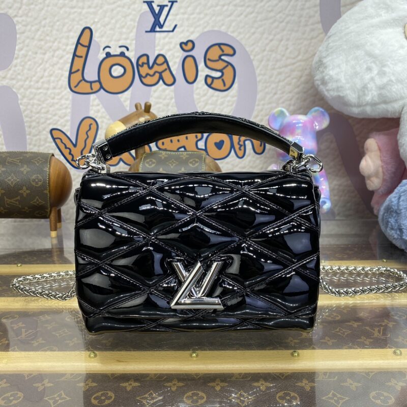 Replica Louis Vuitton Go-14 Black Patent - best quality luxury bag dupe