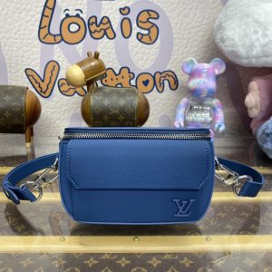 Replica Louis Vuitton Pilot Wearable Wallet Blue - high-accuracy replica luxury purse