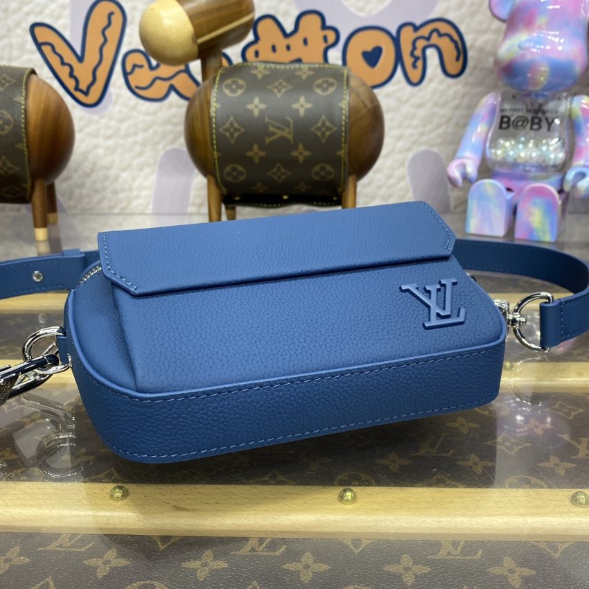 Replica Louis Vuitton Pilot Wearable Wallet Blue - best-selling designer handbag dupe