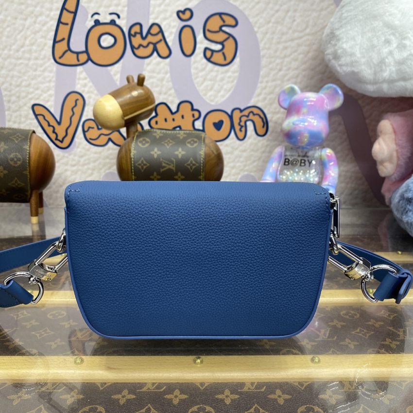 Replica Louis Vuitton Pilot Wearable Wallet Blue - high-quality designer bag clone