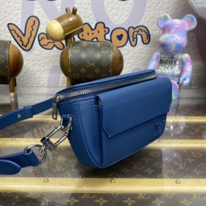Replica Louis Vuitton Pilot Wearable Wallet Blue - high-accuracy replica luxury purse