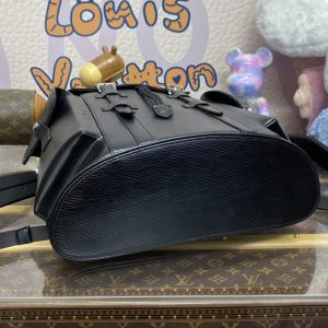 Replica Louis Vuitton Christopher Backpack Black - high-accuracy replica luxury purse
