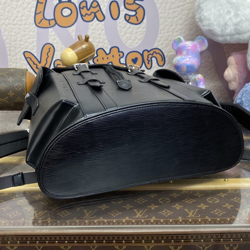 Replica Louis Vuitton Christopher Backpack Black - high-accuracy replica luxury purse