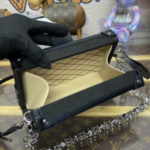 Replica Louis Vuitton Petite Malle Black - authentic-look luxury purse replica