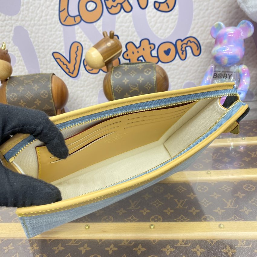 Replica Louis Vuitton Pochette Voyage Denim - high-quality designer bag clone