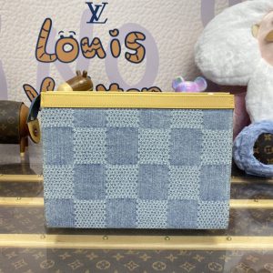 Replica Louis Vuitton Pochette Voyage Denim - high-end fake designer purse