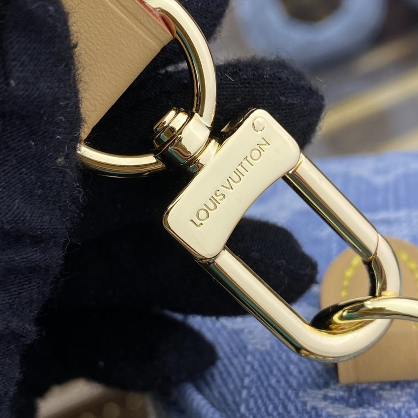 Replica Louis Vuitton Speedy Nano Denim - authentic-look luxury purse replica