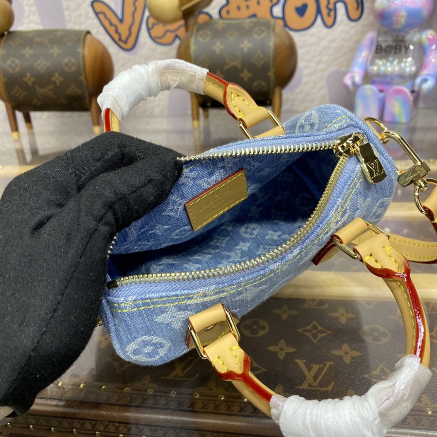 Replica Louis Vuitton Speedy Nano Denim - ultra-realistic fake designer tote