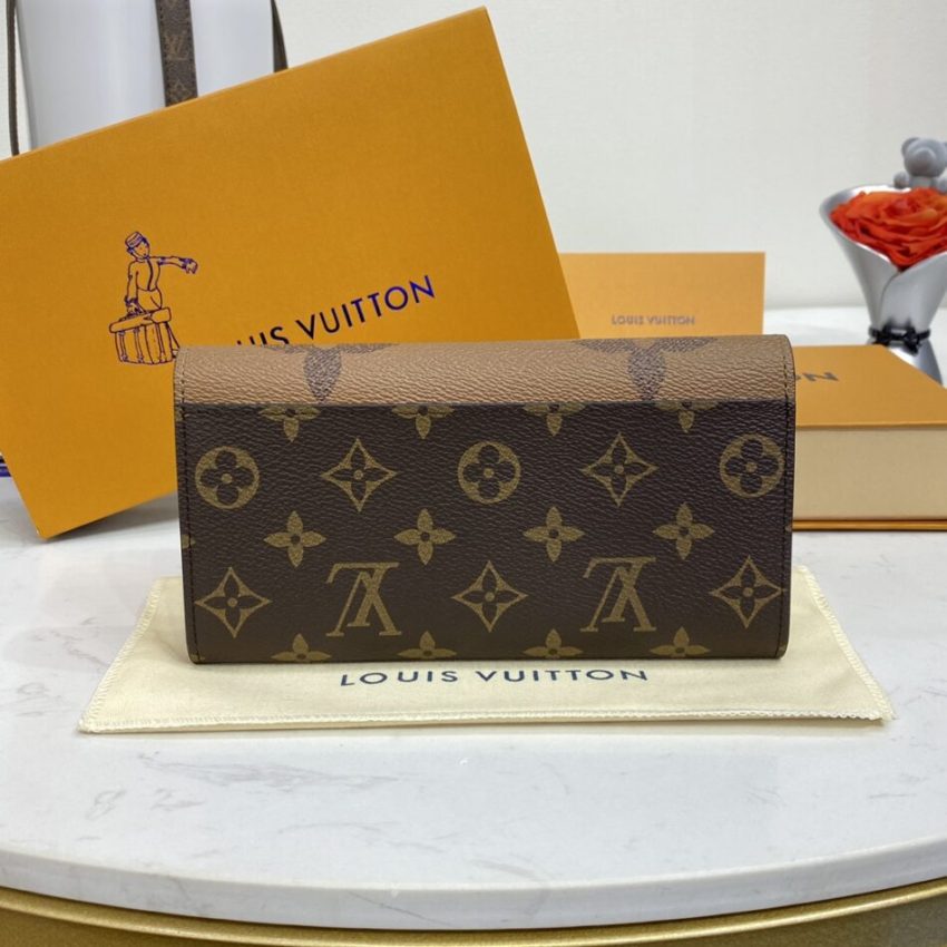 Replica Louis Vuitton Sarah Wallet Light Brown - ultra-realistic fake designer tote