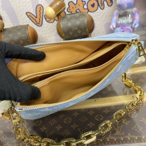 Replica Louis Vuitton Coussin Denim - near-authentic luxury replica handbag