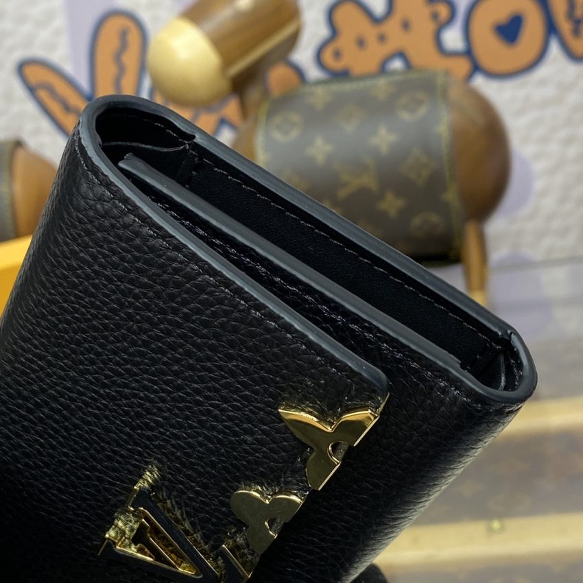 Replica Loius Vuitton Capucines Compact Wallet - 1:1 designer replica handbag