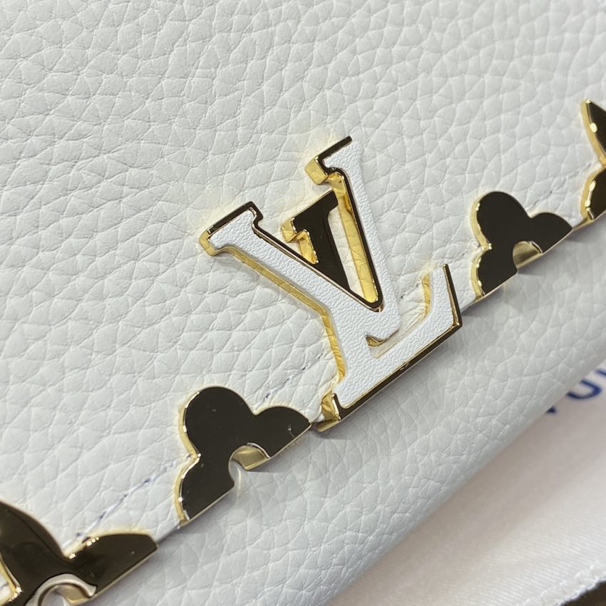 Replica Loius Vuitton Capucines Compact Wallet White - best-selling designer handbag dupe