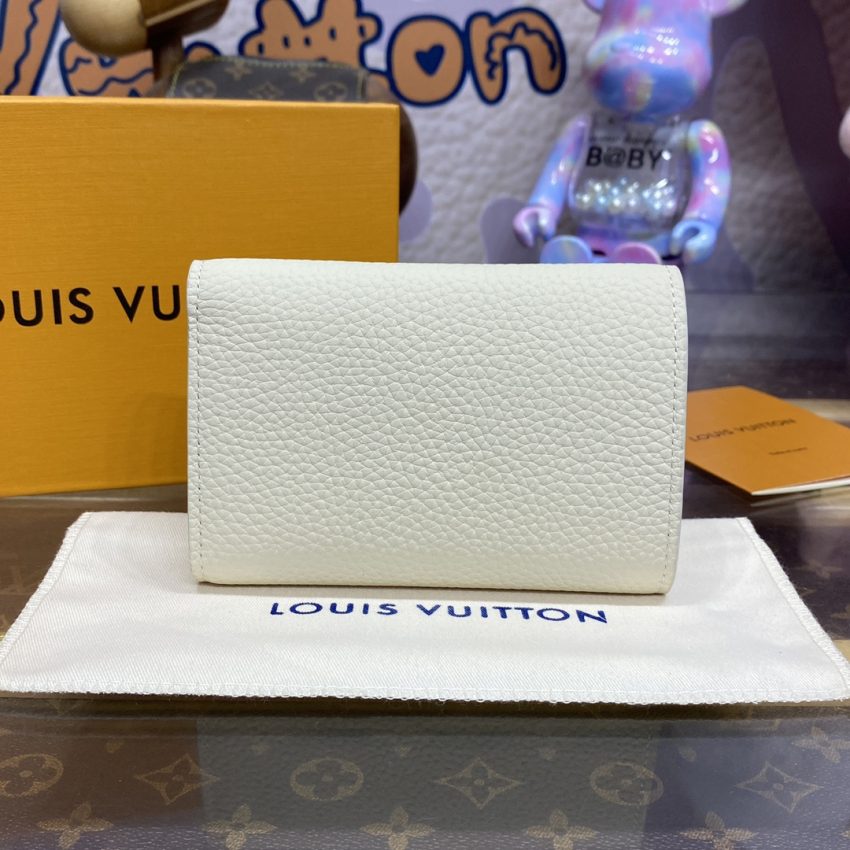 Replica Loius Vuitton Capucines Compact Wallet White - high-accuracy replica luxury purse