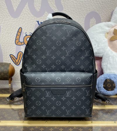 Replica Louis Vuitton Discovery Backpack Black Canvas - high-accuracy replica luxury purse
