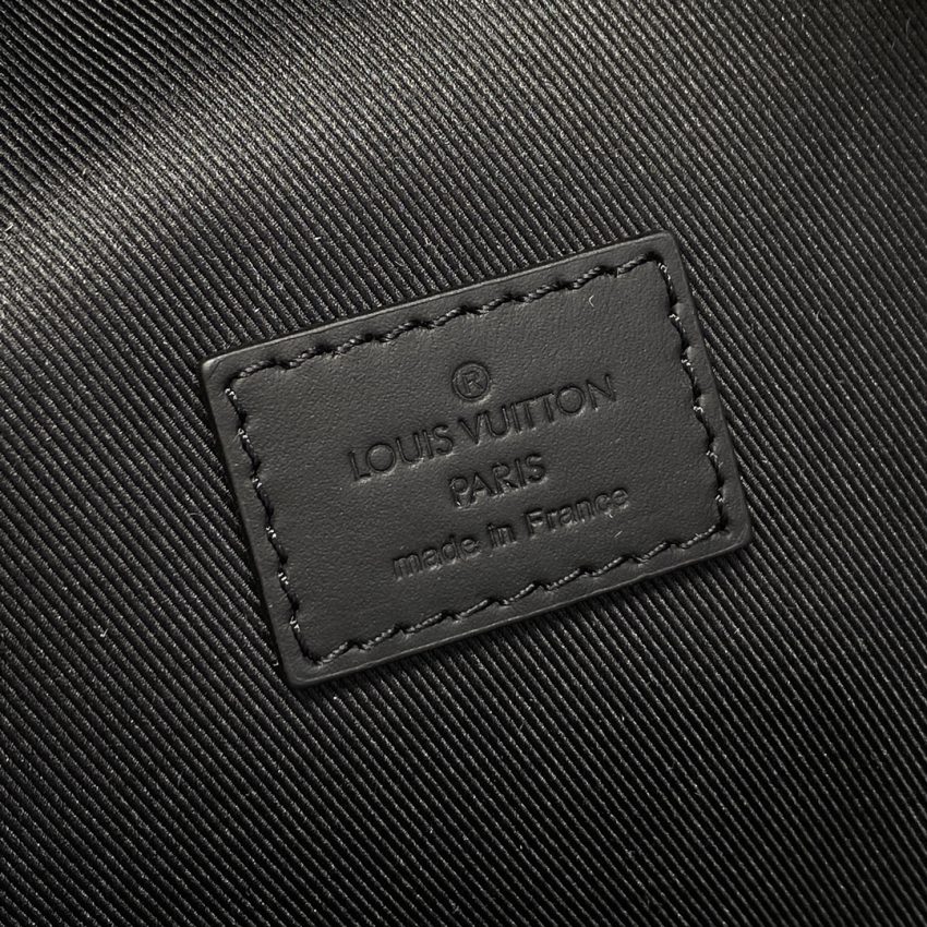 Replica Louis Vuitton Discovery Backpack Black Canvas - high-quality designer bag clone