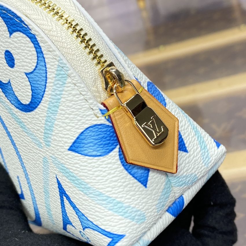 Replica Louis Vuitton Pochette Cosmétique Blue - ultra-realistic fake designer tote