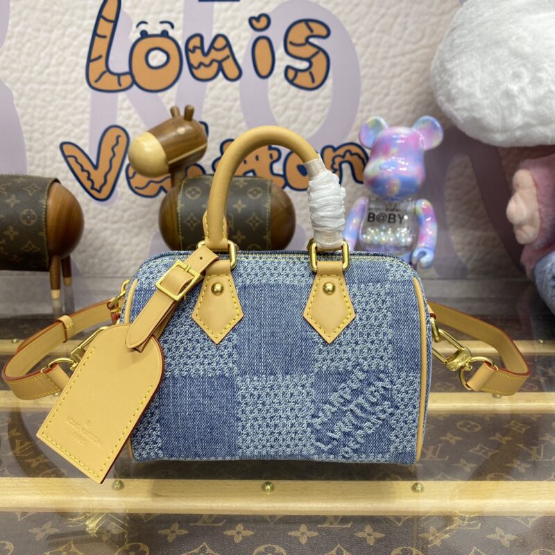 Replica Louis Vuitton Speedy 18 Denim - top-rated replica designer bag