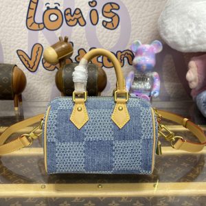 Replica Louis Vuitton Speedy 18 Denim - elite superclone designer purse