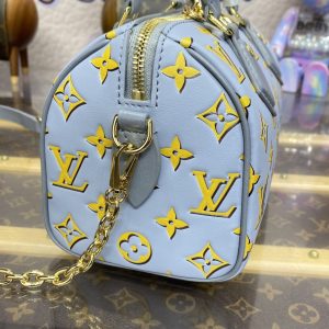 Replica Louis Vuitton Speedy Bandouliere 20 Blue Limited - realistic designer-inspired fake bag