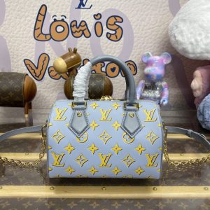Replica Louis Vuitton Speedy Bandouliere 20 Blue Limited - ultra-realistic fake designer tote