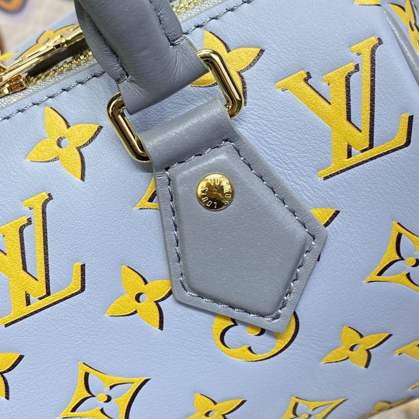 Replica Louis Vuitton Speedy Bandouliere 20 Blue Limited - elite superclone designer purse
