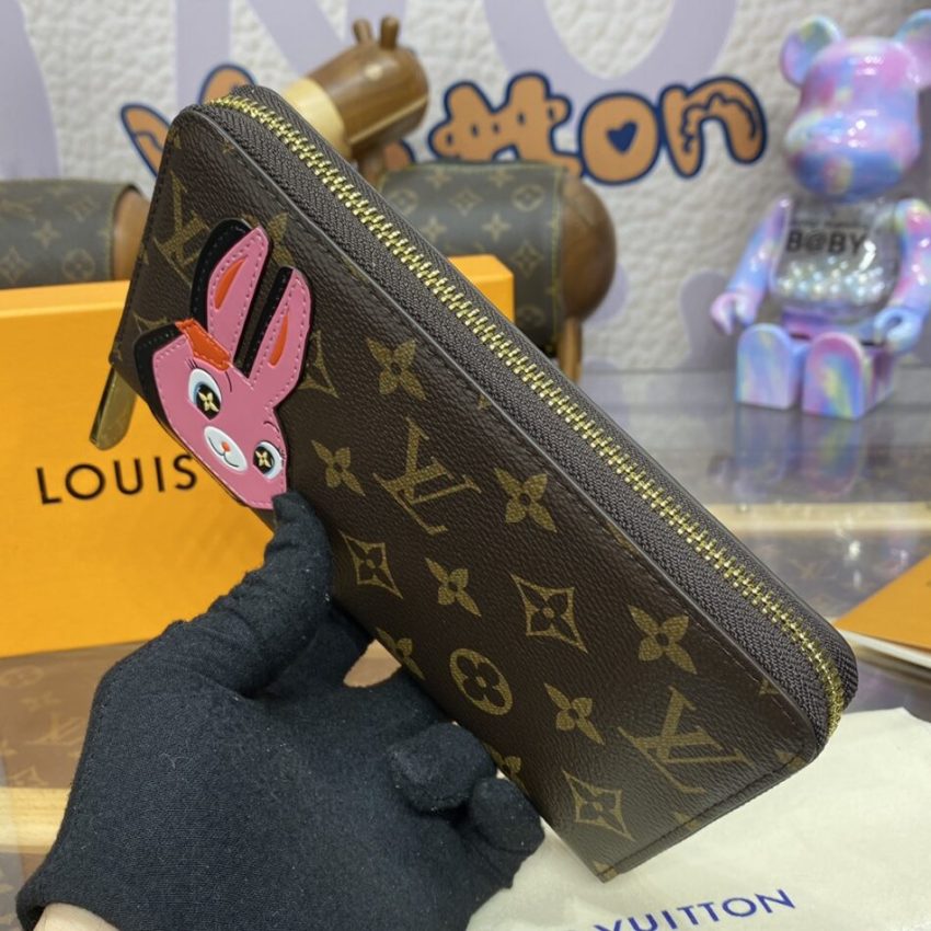 Replica Louis Vuitton Zippy Wallet Rabbit - 1:1 designer replica handbag
