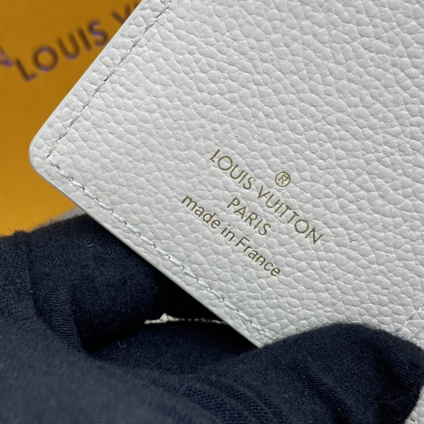 Replica Louis Vuitton Zipper Coin Purse White&Pink - best quality luxury bag dupe