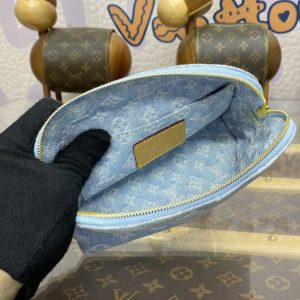 Replica Louis Vuitton Pochette Cosmétique Denim - high-quality designer bag clone