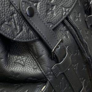 Replica Louis Vuitton Christopher Backpack Full Black - high-end fake designer purse
