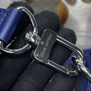 Replica Louis Vuitton Speedy Bandouliere 25 Blue Grid - ultra-realistic fake designer tote