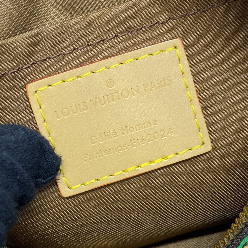 Replica Louis Vuitton Speedy 18 Green Grid - near-authentic luxury replica handbag