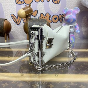 Replica Louis Vuitton Slim Trunk White - authentic-look luxury purse replica
