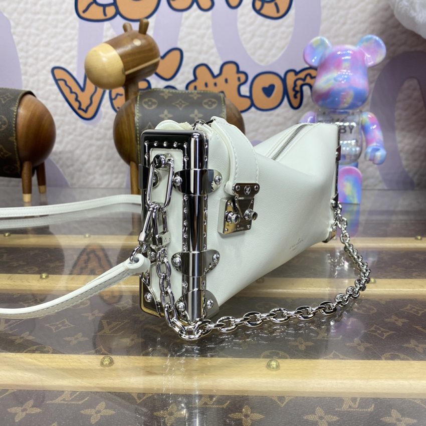 Replica Louis Vuitton Slim Trunk White - authentic-look luxury purse replica