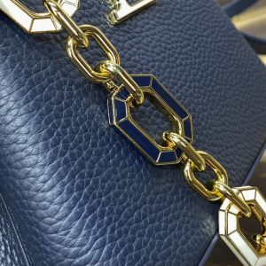Replica Loius Vuitton Capucines Dark Blue - 1:1 designer replica handbag