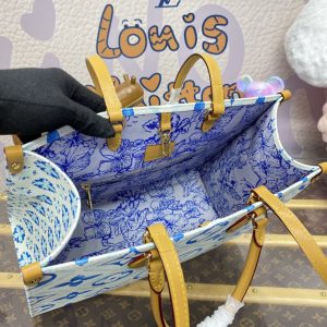 Replica LV OnTheGo Blue - 1:1 designer replica handbag