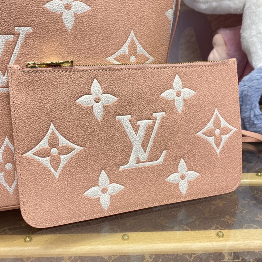 Replica Louis Vuitton Neverfull MM Apricote - high-end fake designer purse