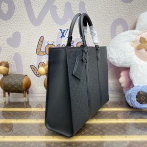 Replica Louis Vuitton Sac Plat 24H Black - realistic designer-inspired fake bag