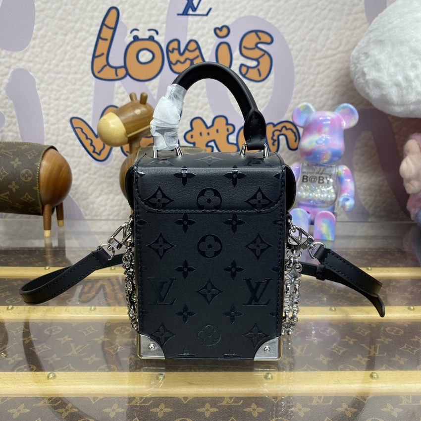 Replica Louis Vuitton Camera Box Black II - premium 1:1 fake handbag model