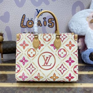 Replica LV OnTheGo Orange - authentic-look luxury purse replica