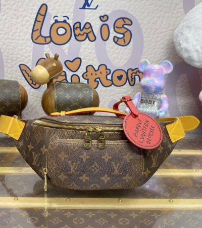 Replica Louis Vuitton Bumbag Rush-brown - authentic-look luxury purse replica