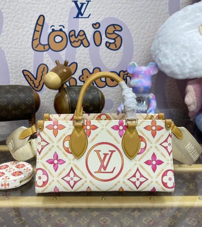 Replica LV OnTheGo East West Orange - realistic designer-inspired fake bag