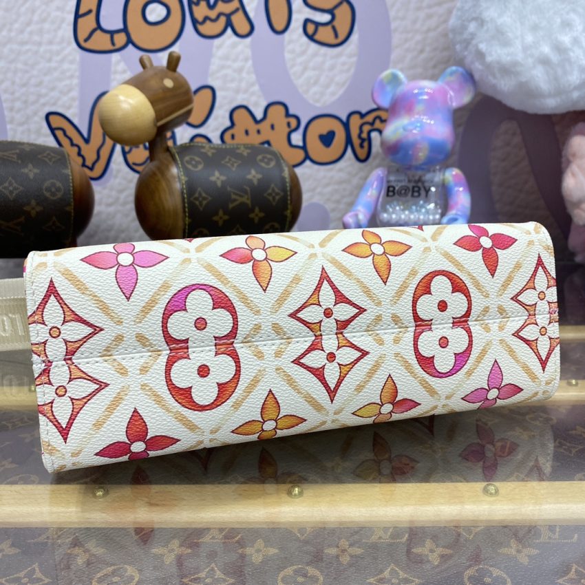 Replica LV OnTheGo East West Orange - top-tier luxury replica shoulder bag