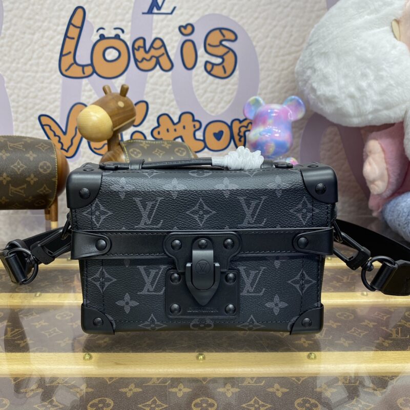 Replica Louis Vuitton Soul Trunk Cross-Body Black - high-quality designer bag clone