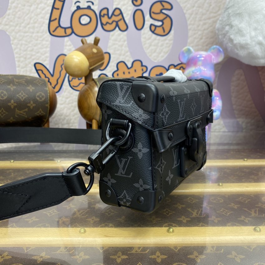 Replica Louis Vuitton Soul Trunk Cross-Body Black - high-quality designer bag clone