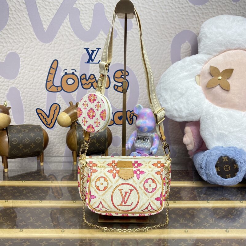 Replica Louis Vuitton Multi Pochette Accessoires Orange - high-quality designer bag clone