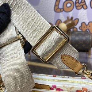 Replica Louis Vuitton Multi Pochette Accessoires Orange - realistic designer-inspired fake bag