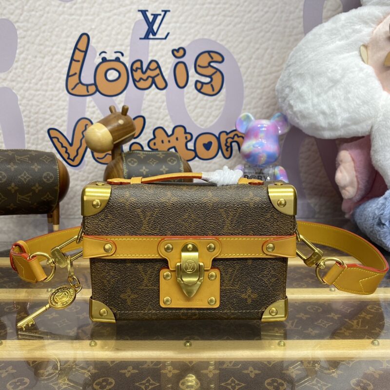 Replica Louis Vuitton Soul Trunk Cross-Body Brown - best quality luxury bag dupe